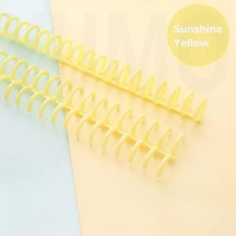 10Pcs Loose Leaf Plastic Binder Combs 30 Holes Binding Rings For A4 Paper Loose-Leaf Binder Opening Plastic Ring