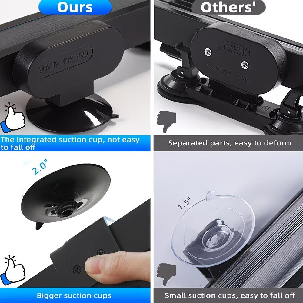 Car Windshield Sunshade, Foldable UV-protective Sun Visor, Suitable for Car Sun Protection and Heat Insulation.