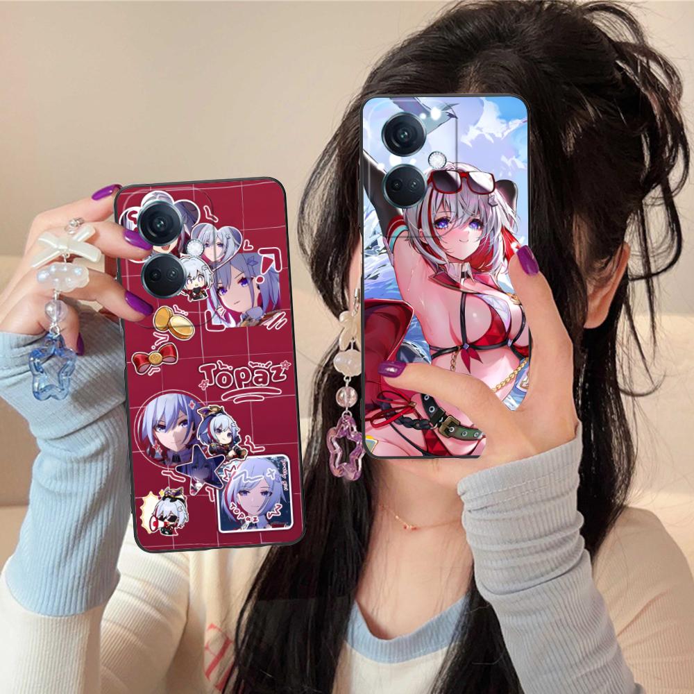 HSR Topaz Matte TPU Mobile Phone Case for OPPO Reno 14 13 12 11 10 9 8 7 6 5 F T Pro 5G Colorful Printing Cover