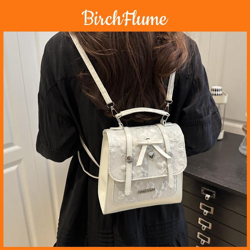 Pu Butterfly Knot Mini Shoulder Bag For Women Casual Daily Use