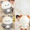 Adorable Plush Toy Bear And Cat Cuddly Pillow Perfect For Kids Birthday Gifts