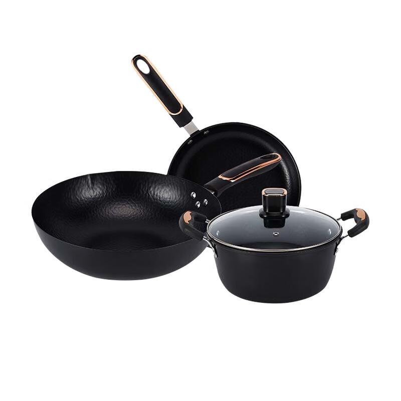BSK Ancient Craft Zhangqiu Fine Iron Cookware Set