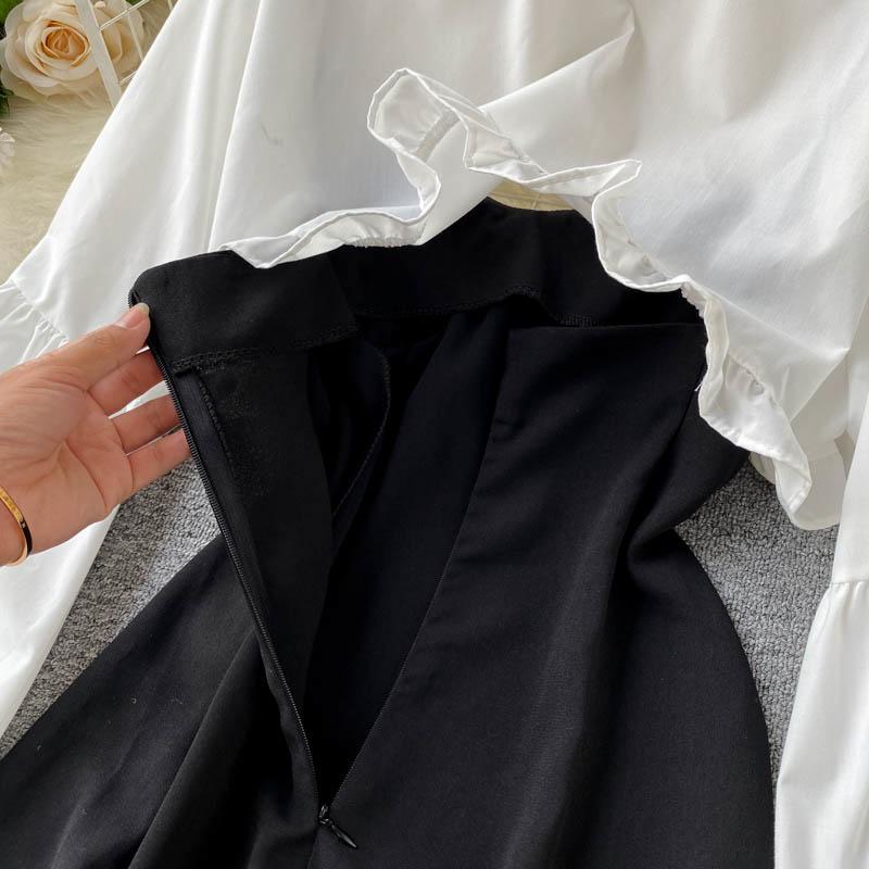 Французское сексуальное платье на бретельках — фото 9