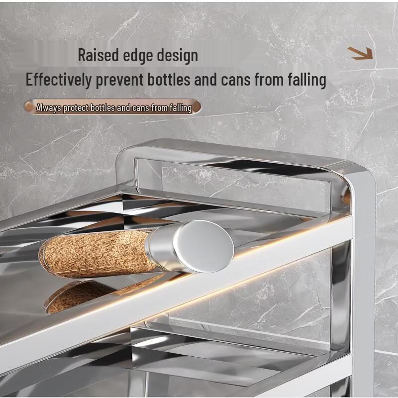 LETSFIND 304 Stainless Steel Kitchen Spice Organizer Rack