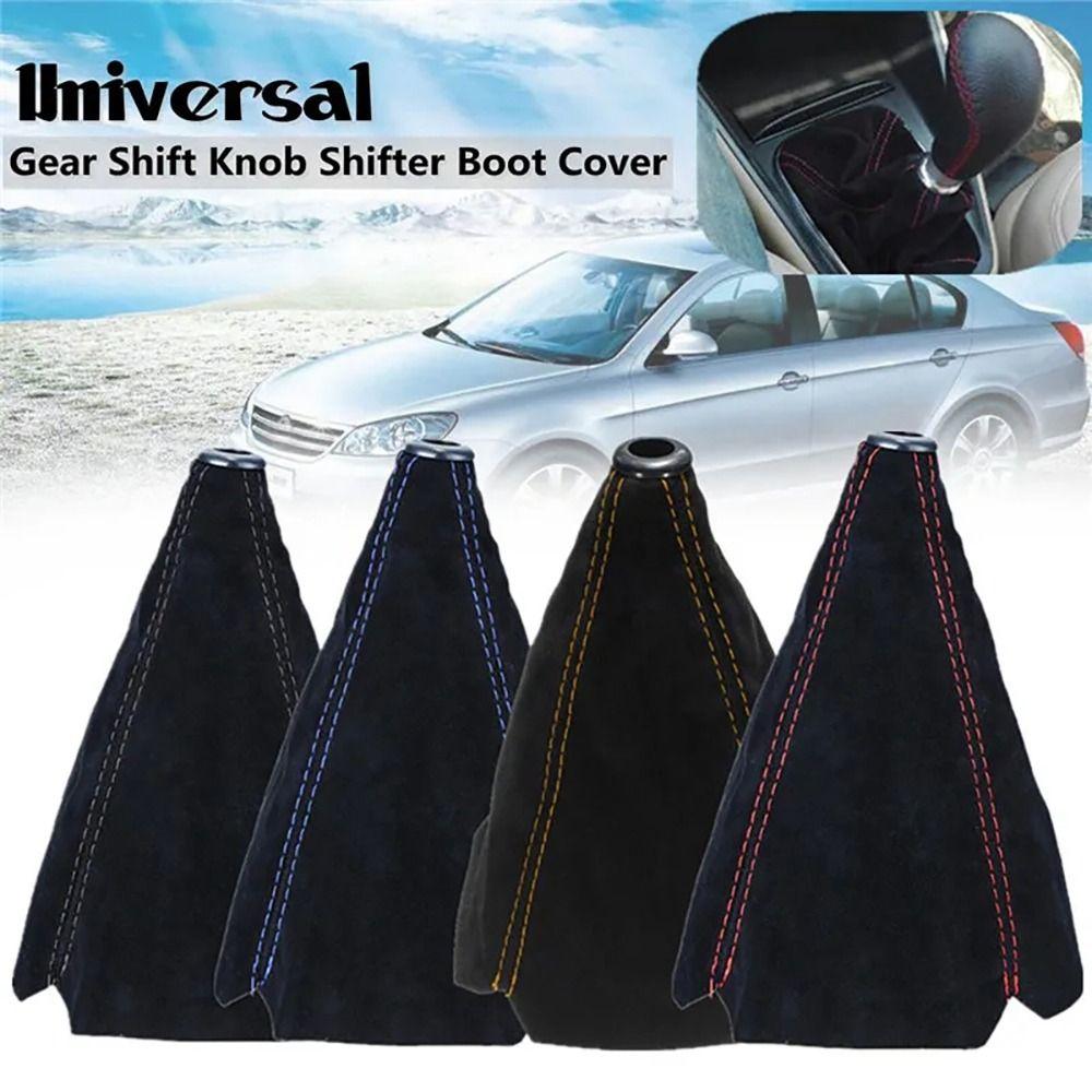 1Pcs PU Leather Gear Shift Collars 16mm Shift Lever Knob Boot New Dust Cover Car Auto Accessory