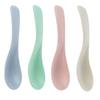 Eco Friendly Kids Kitchen Tableware Soup Spoon Long Handle Wheat Straw