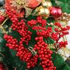 12/1 Stück Weihnachten Rote Beeren Künstliche Frucht Stechpalmenbeere Staubgefäß-Strauß Für Weihnachten Hochzeit Party Dekoration Haus DIY Bastelarbeiten
