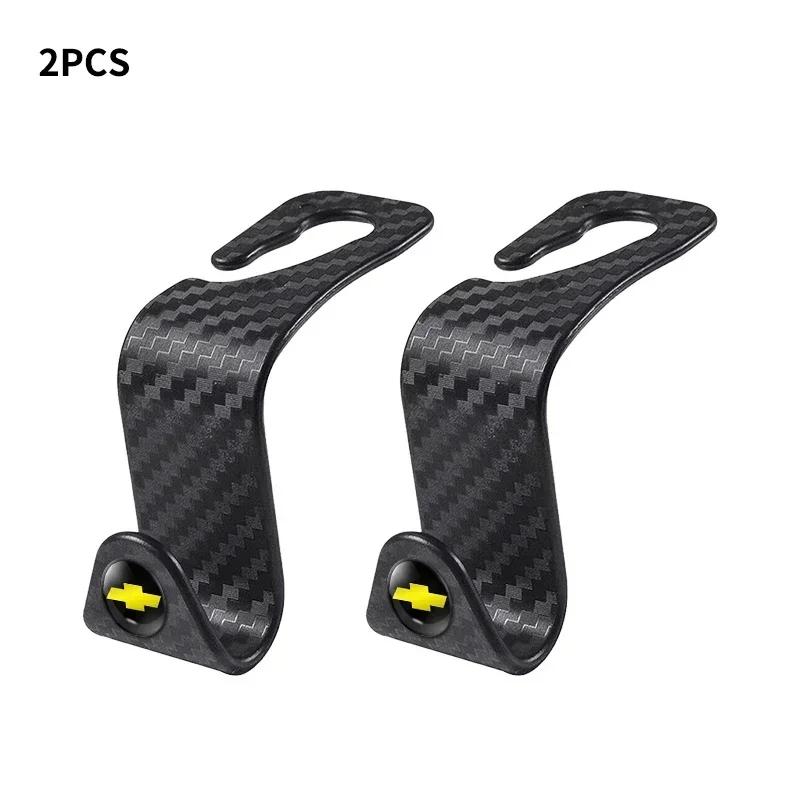 BSRJN1 1/2/4pcs Car Seat Back Hook Interior Portable Holder Storage For Chevrolet Trax Niva Avalanche Orlando kalos Equinox Accessories