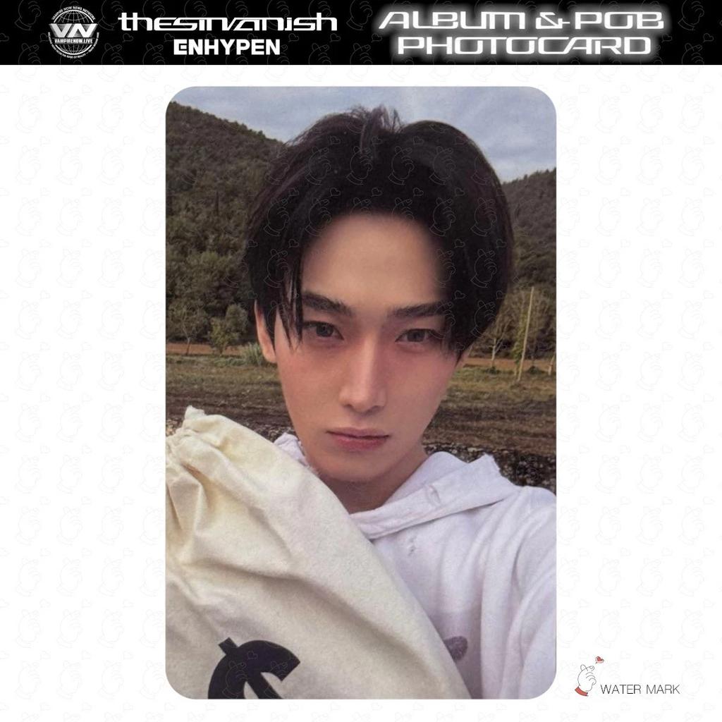 VORBESTELLUNG ENHYPEN THE SIN VANISH ALBUM Fotokarte Japan POB Glücksziehung OFFIZIELL FORBIDDEN AFTERLIGHT STORM FUGITIVES