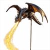 Resin Solar Dragon Fire Garden Light Solar Powered Solar Garden Light  for Lawn Yard Patio Decor