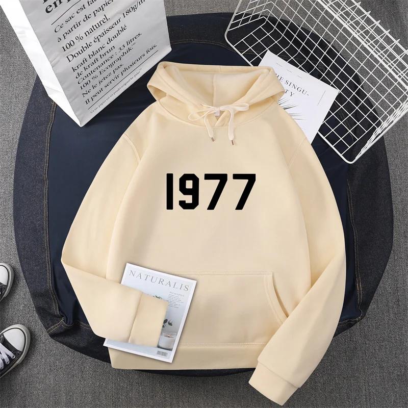 1977 New Men's and Women's Warm Fashion Hoodie Hip Hop Street Brand High Quality Hot Selling Men's and Women's Sports Hoodie