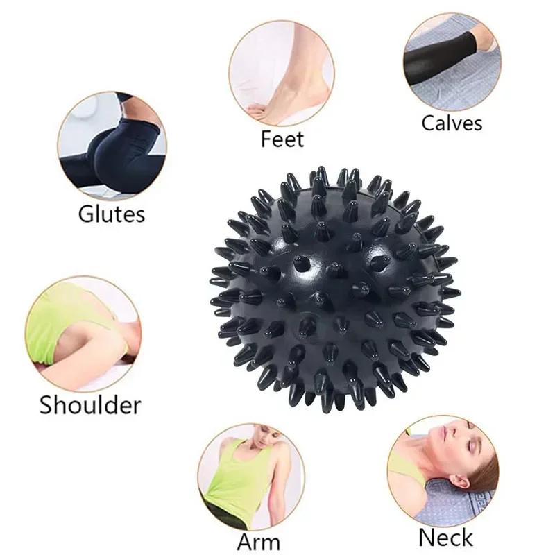 7.5CM Palline Massaggianti Appuntite Palla per Rilascio Miofasciale per Piedi Schiena Mani Massaggiatore Appuntito Yoga Esercizio Fitness Nodi Muscolari Rilassare