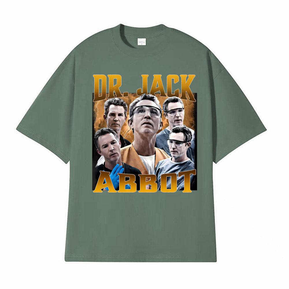 Vintage Dr. Abbott Comfort Medical Drama TV Character Graphic T-shirts Unisex's Clothing Fashion Tee Shirt Unisex Short Sleeve T Shirt