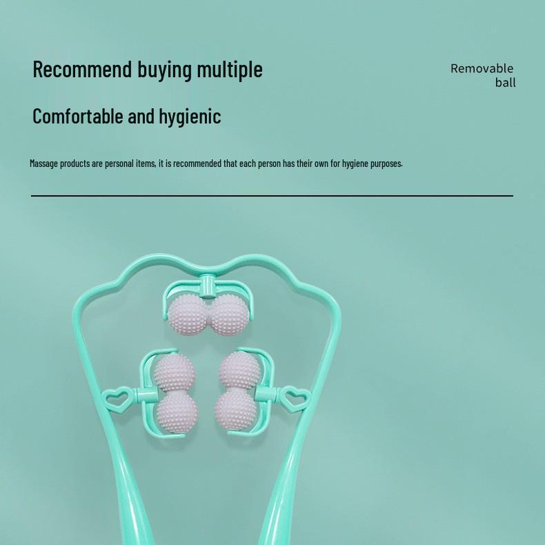 Handheld Twin Ball Cervical Massager & Neck Corrector