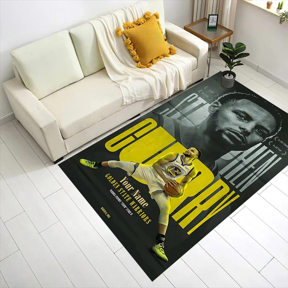 Golden State Curry Game Day Customized Name Floor Rug Office Rug Design for Hallway Study room Decorate room Dining Room Antislip Carpet