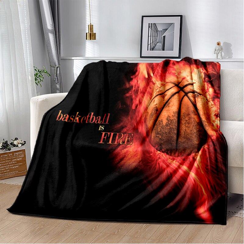 Fashion Basketball Blanket Custom Lightweight Thermal Insulation Blanket Sofa Blanket Bed Office  Blankets for Beds