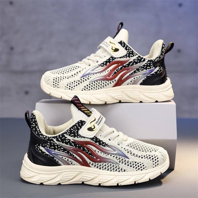 

Детская спортивная обувь для детей среднего и старшего возраста, дышащая сетчатая обувь для мальчиков, весенне-осенняя, легкая, износостойкая, для бега, дышащая и удобная 40 yards