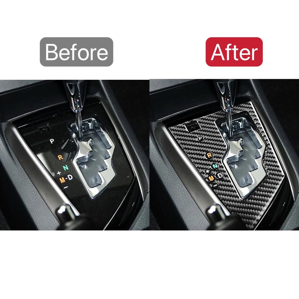 Carbon Fiber Gear Shift Panel Cover Sticker Decal for Corolla 2014 2015 2016 2017 2018 Car Interior Accessories