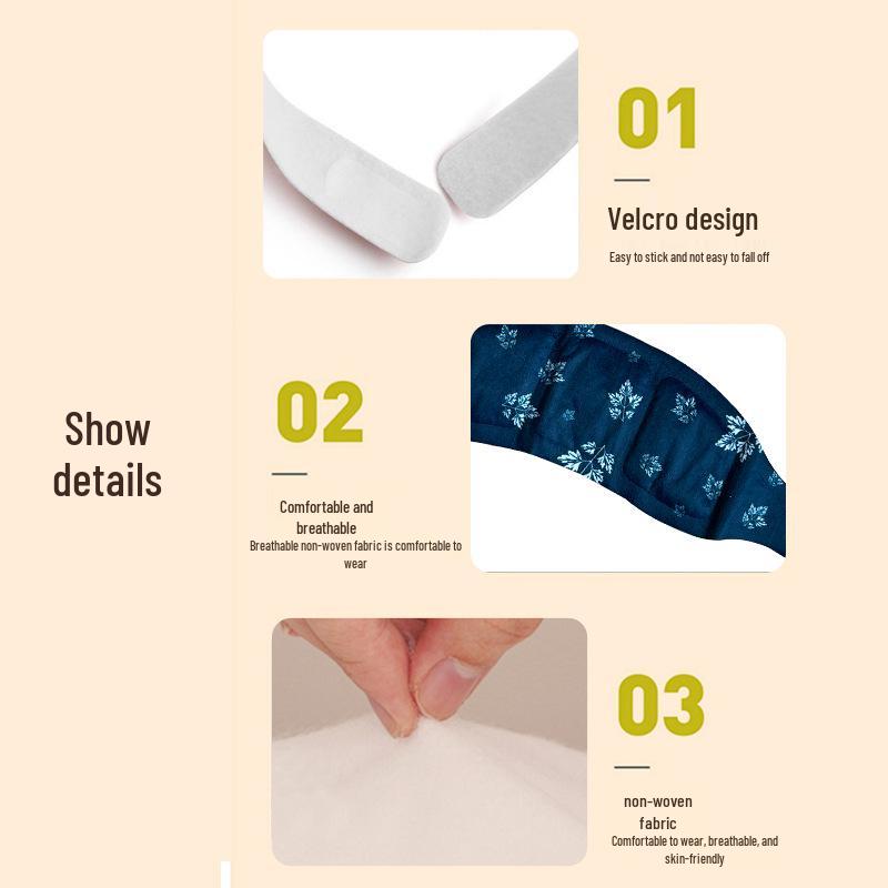 Mugwort Neck & Shoulder Hot Compress: Long-Lasting Heat Pad for Soreness Relief.