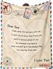 Perfect Gifts to Dad Blankets for Father's day Mother's Day Anniversary Birthday for Mom Son Daughter Grandpa Grandma Aunt Throw