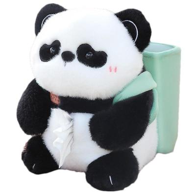 Auto Taschentuchbox Halter 2-in-1 Cartoon Plüschtier Taschentuchhalter Auto Mülleimer Auto Armlehne Taschentuchbox Dekorative Aufbewahrung Für
