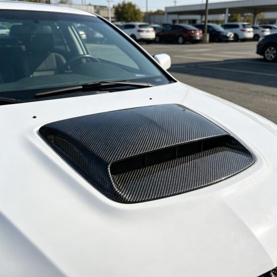 Car Hood Scoop Sticker ABS Fake Air Vent for Exterior Decoration Universal Fit Sporty