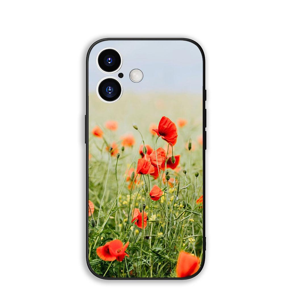Cover for Samsung Galaxy S22 S21 S20 Fe Ultra S9 Plus + A13 A22 M21 M31 M55 M15 Phone Case Peony Rose Poppys Flower Bloom