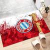 Custom Bayern Munich Mat Personalized Name, Polyester Washable Indoor Entryway Rug, Gift for Christmas, Easter, Thanksgiving Day