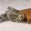 European Giant Nautilus Brass Figurines Cornerstone Ancient Invertebrates Desk Decoration Art Home Decoration Handicraft