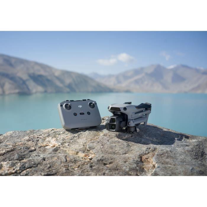 Drone - DJI - Air 3S (- DJI - RC-N3) - Double Caméra CMOS 1" et Télécaméra 70mm - 14 Stops de Plage Dynamique - RTH Intelligent