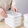 2PCS Food Vegetable Storage Container Meat Fruit Packaging Box Kitchen Sealed Storage Box Lunch Boxes Vegetable Preparation Box
