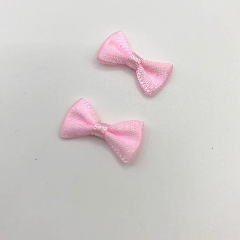 2cm Handmade Mini Cotton Bows for DIY Clothing & Doll Accessories