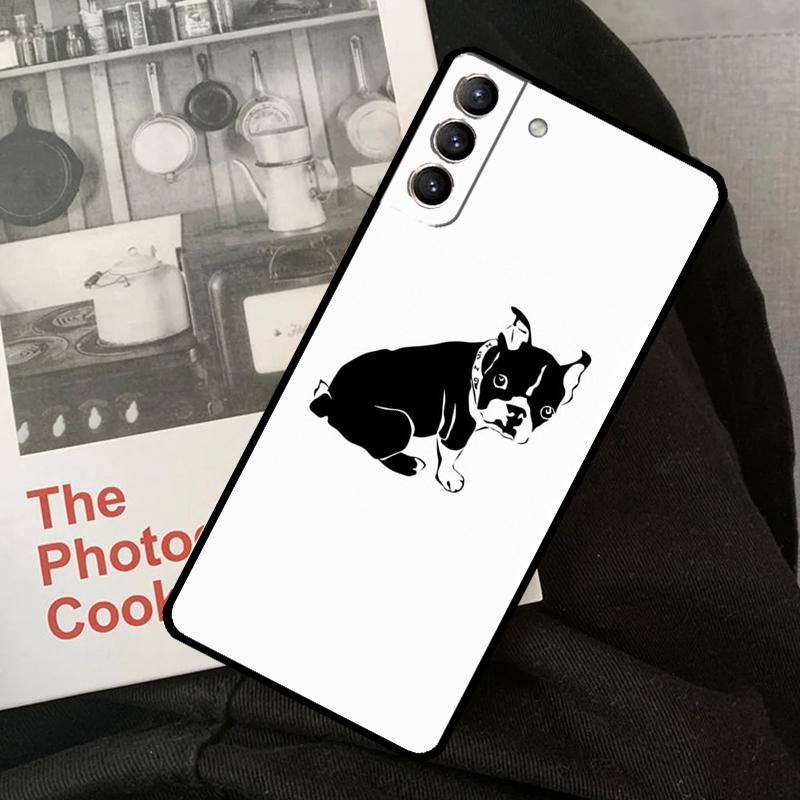 French Bulldog Design Phone Case For Samsung Galaxy S24 S22 S23 Ultra S20 S21 S24 FE S9 S10 Plus Note 10 20 Ultra