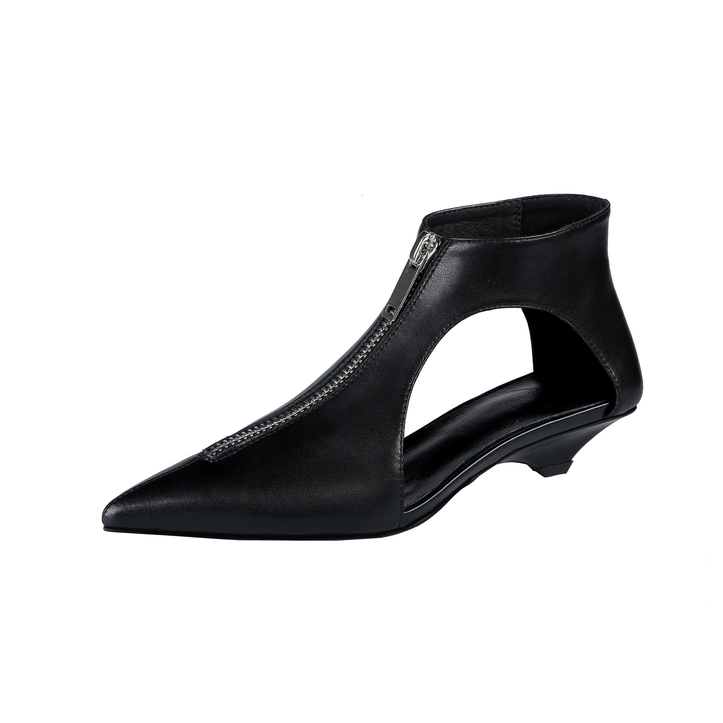 

Мода Оригинальный Дизайн 2025 Весна Кожа Женские Повседневные Черные Белые Летние Сапоги Модные Модные Сапоги Высокий Каблук Обувь Женщина 34 чёрный