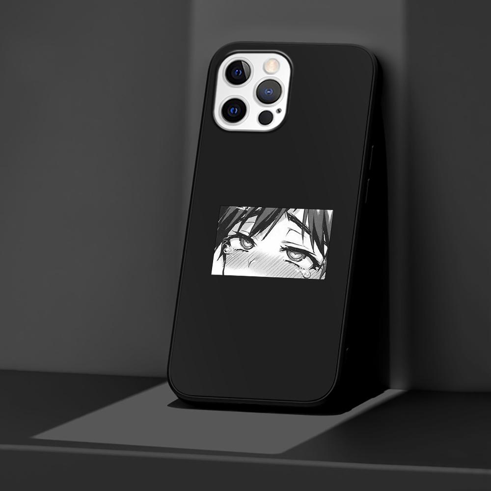 Phone Case for Apple iPhone 14 11 13 Pro Max 12 Mini XR 7 8 + SE 2020 XS 6 6s Plus 5 5s Japanese Cartoon Anime Girls Eyes Cover