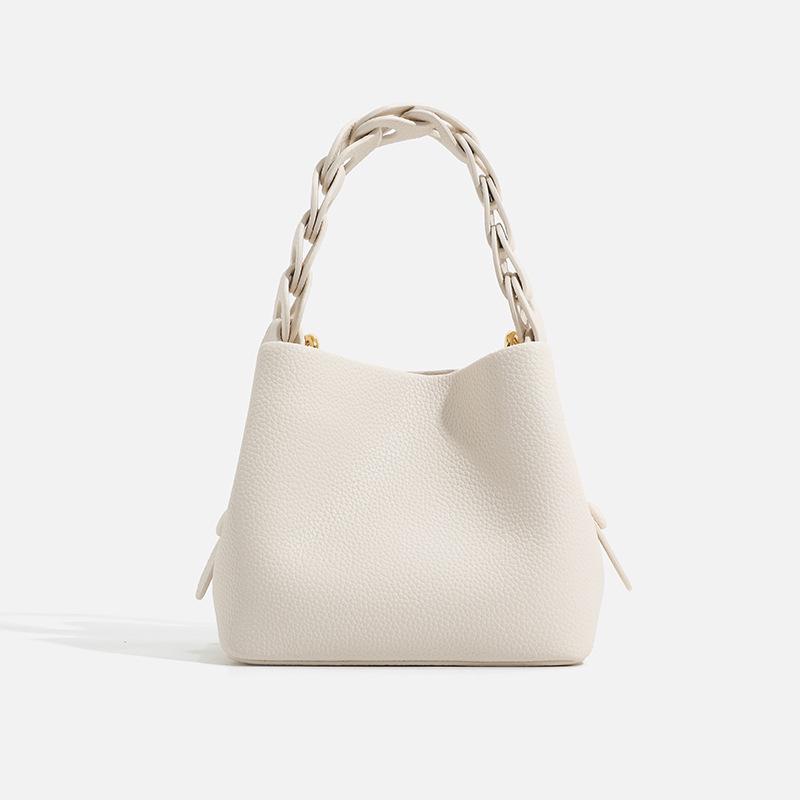 Niche Design Woven Mini Bucket Bag - 2024 Autumn Fashion Crossbody Handbag