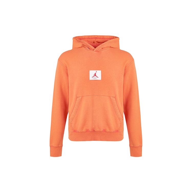 Jordan Flight Sweatshirts Men s Mars Sunrise Red Hooded Moderate Regular CZ6094-850 S