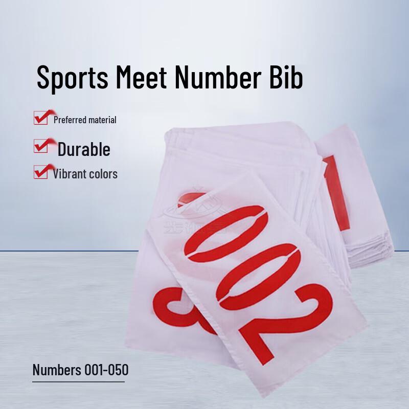 Athlete Training Race Bib