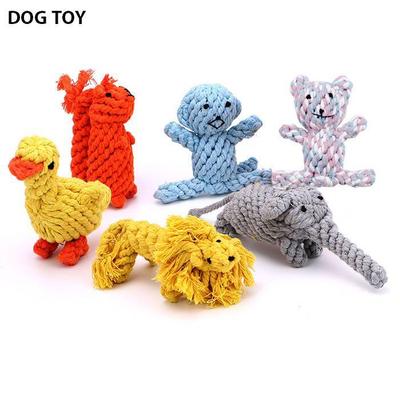 Dog Toy Dogs Rope Animal Plush Pet Goods Supplies Dental Care Play Free Shipping