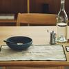 DEAN DELUCA Heavy Overlock Natural x 32 x 45 cm & Placemat, Green, Approx.
