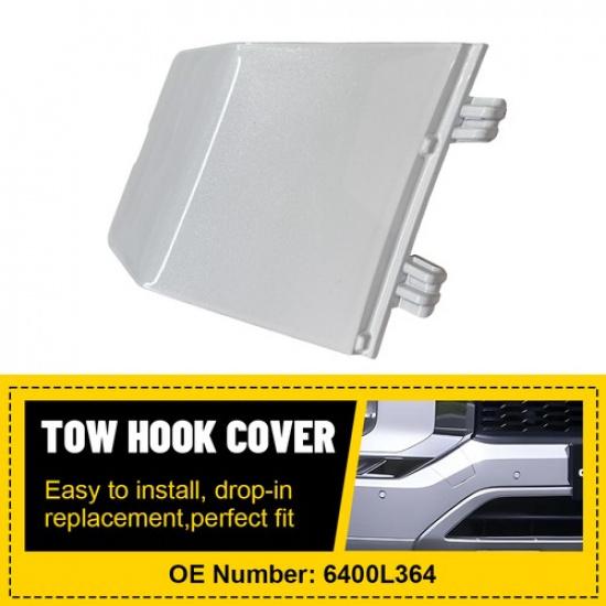 White/Balck Front Bumper Tow Hook Eye Cover Cap For Mitsubishi Outlander -24