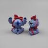 Anime Figure Toy Set Cartoon Mini Stitch Doll Models Cake Decoration Accessories Ornaments Kids Birthday Gifts PVC DIY Kid Friendly Entertaining Fun