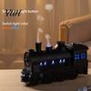 Retro Style Essential Oil Vaporizer Vintage Steam Train Aroma Diffuser, 300ml Ultrasonic Cool Mist Humidifier with Dual for Dry Air in Office