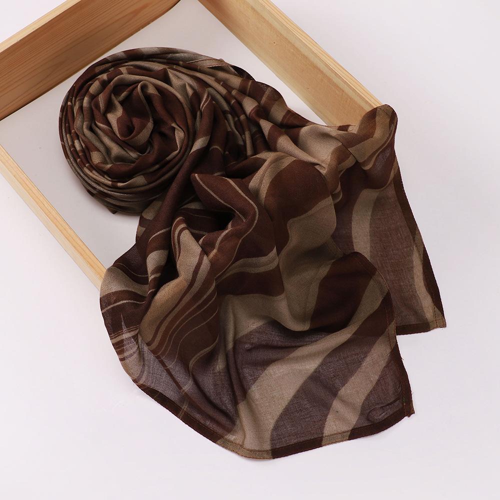 Modal cotton shawl, new printed wide-brimmed scarf, ethnic headscarf, women's scarf.
