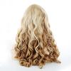Peluca Larga Ondulada Rubio Mezclado para Mujer Cabello Natural Sexy Rizado Pelucas de Cosplay