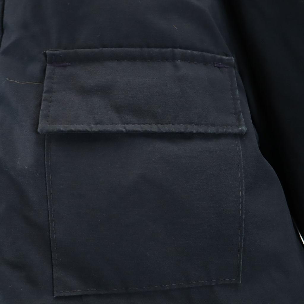 SCHOTT 90s Made In USA Old Down Jacket L Navy Men's Used