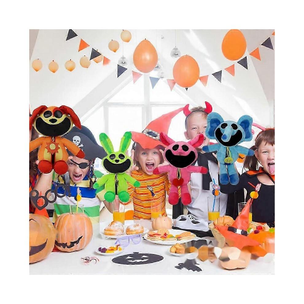 8PCS Hoppy Plush Smiling Critters Plushies