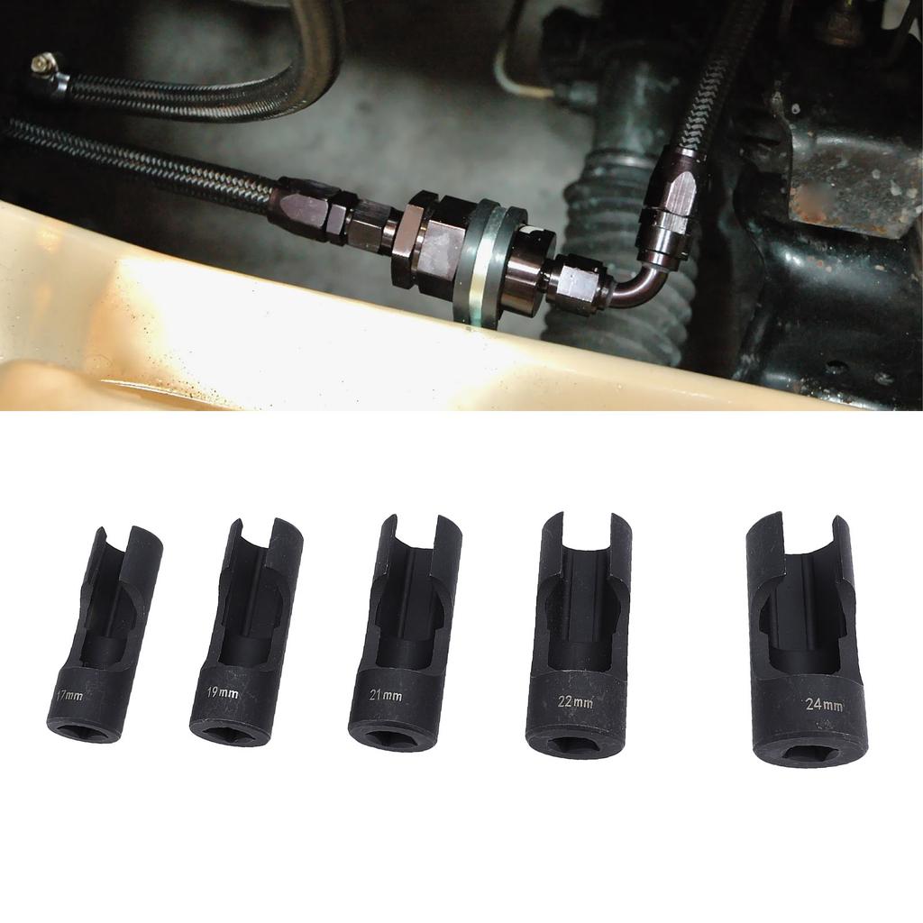 5PCS Suspension Strut Socket Tool CRV Steel 1Celsius2in Drive Strut Nut Socket Set for Removing and Replacing