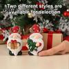 Indoor Christmas Decoration Gnome Figurine Resin Red Santa Dwarf Statue with Tree/Gift Box Festive Ornament for Showcase Tomte Swedish Nordic Table