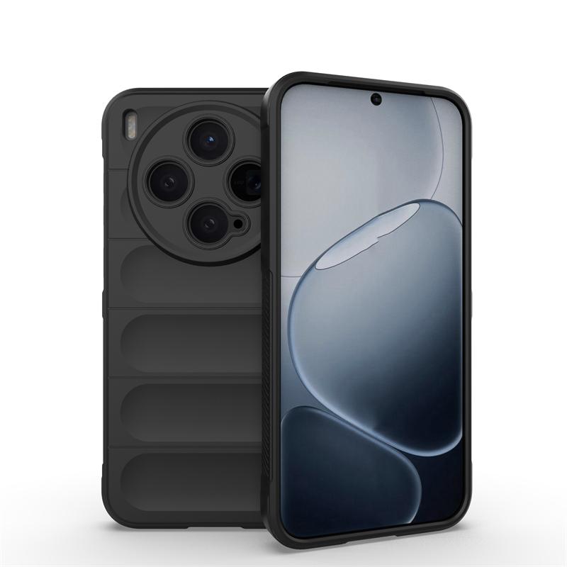 

Full Cover For Vivo X300 Case Shockproof Anti-knock Soft TPU Silicone Back Case For Vivo X300 Case For Vivo X300 Pro Phone Cover vivo X300 Pro чорний